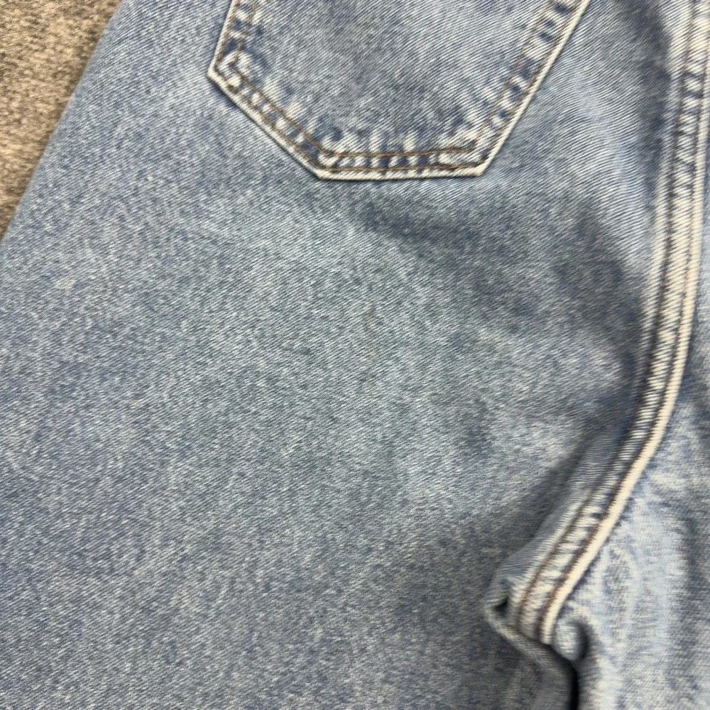 Vintage LL Bean Jeans Womens 16 Reg Blue Cotton Flannel Lined High Rise Outdoor